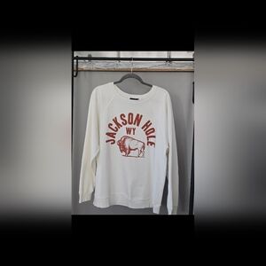 Free People Jackson Hole WY Graphic Sweatshirt